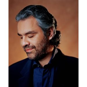Cialda in ostia per torta con ANDREA BOCELLI   personalizzata