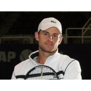 Cialda in ostia per torta con ANDY RODDICK TENNIS personalizzata
