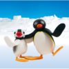 Cialda in ostia per torta con PINGU personalizzata