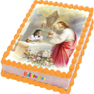 Cialda in ostia per torta rettangolare commestibile senza glutine PRIMA COMUNIONE, personalizzata con nome, disco, dolce, torte, cialde, ostie, cake topper, decorazioni, CL